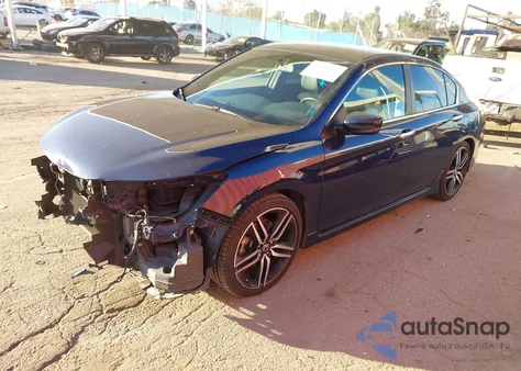 2017 Honda Accord Sport from USA, damaged, VIN 1HGCR2F53HA046768